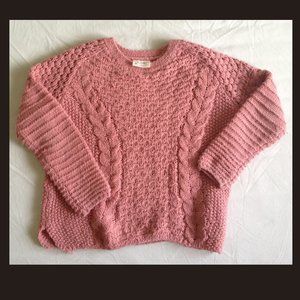 Zara cable sweater. girls 12.